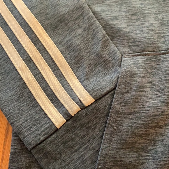 Adidas Boys Fleece Lined Hoodie - Picture 6 of 11